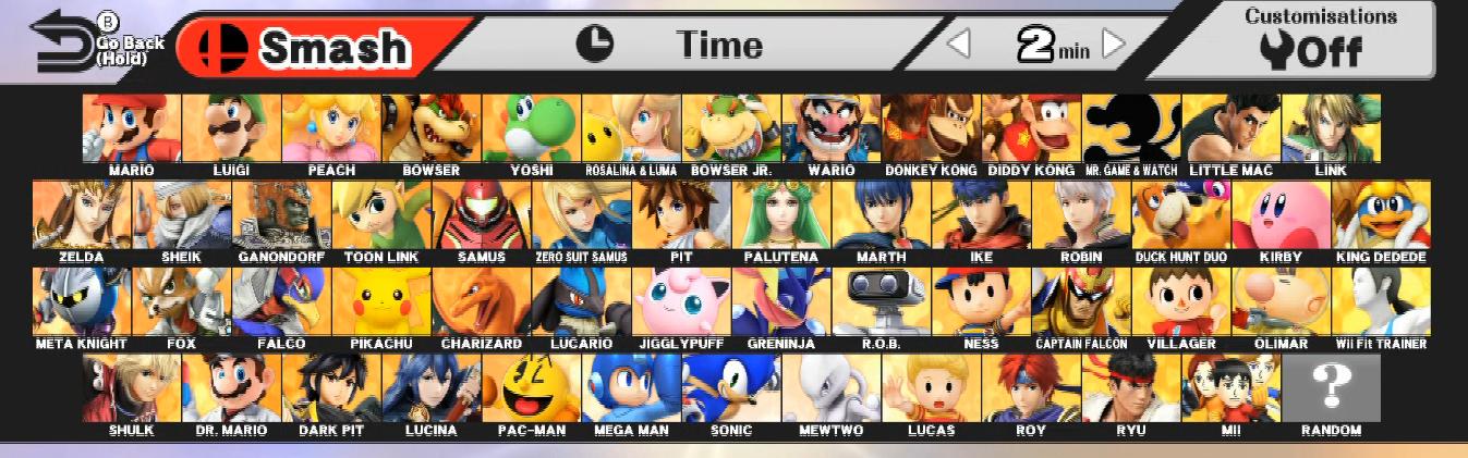 Character Roster