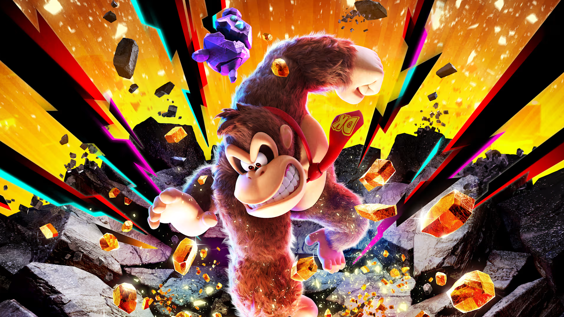 Donkey Kong Bananza key art crop header